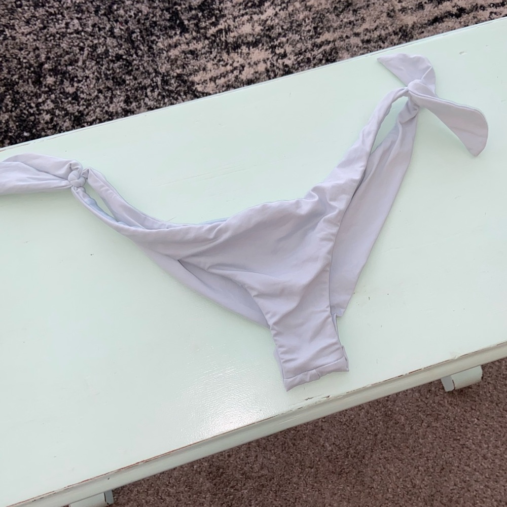 Billabong White/Very Light Blue Bikini Bottom